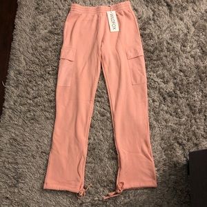 Wildfox Women’s Nikki Cargo Sweatpants in Dove Size Small